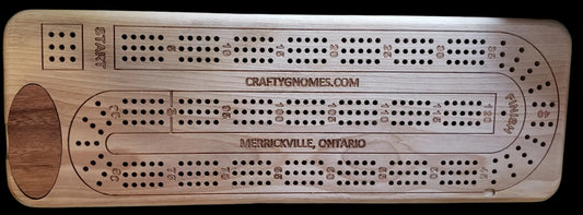 PERSONALIZED CRIBBAGE BOARDS