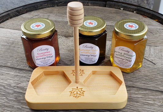 2 HONEY & HONEY TRAY GIFT SET