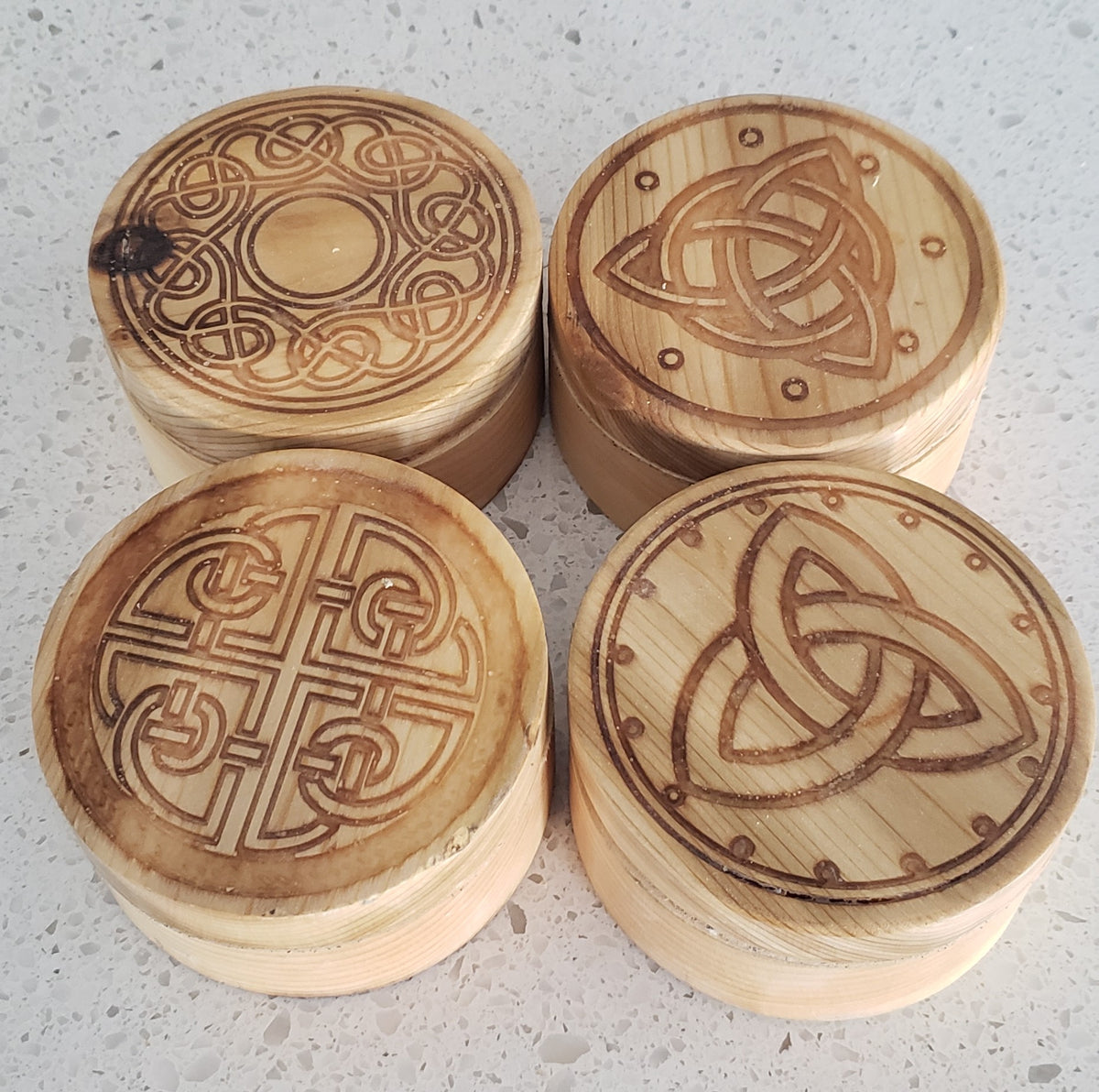 ROUND KNICK KNACK CONTAINER