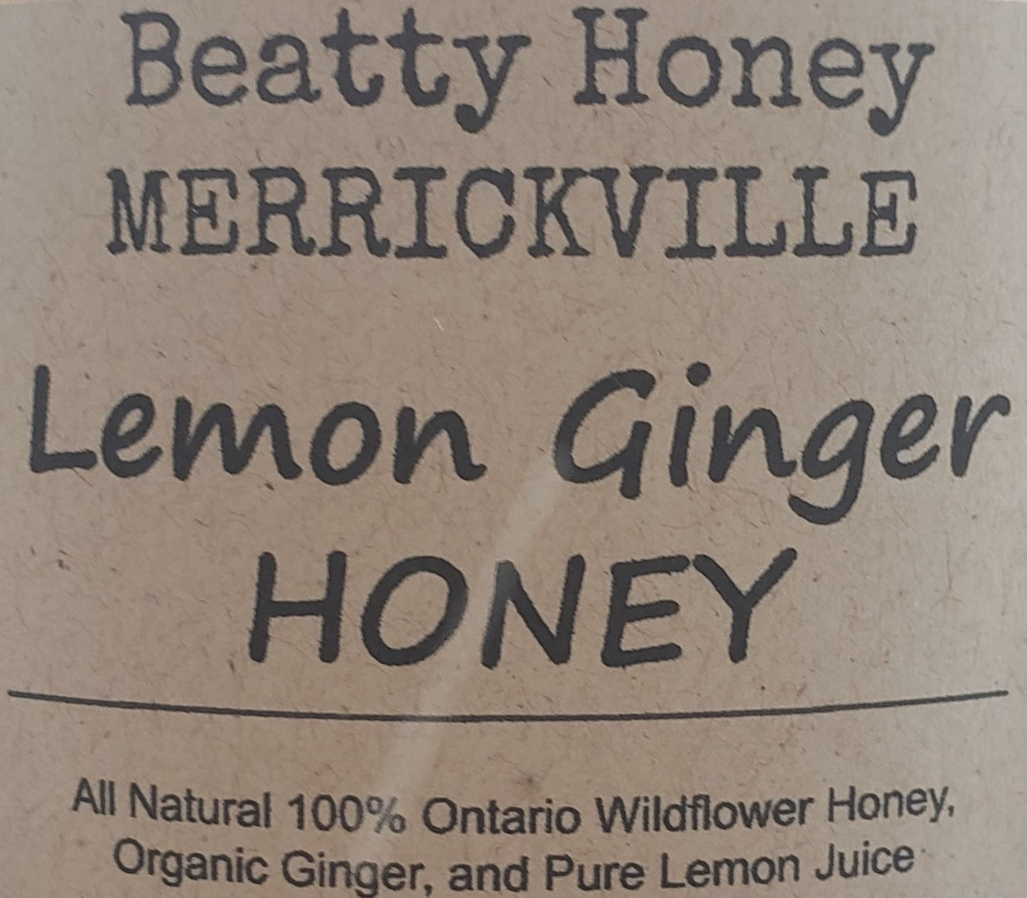 Lemon Ginger & Honey